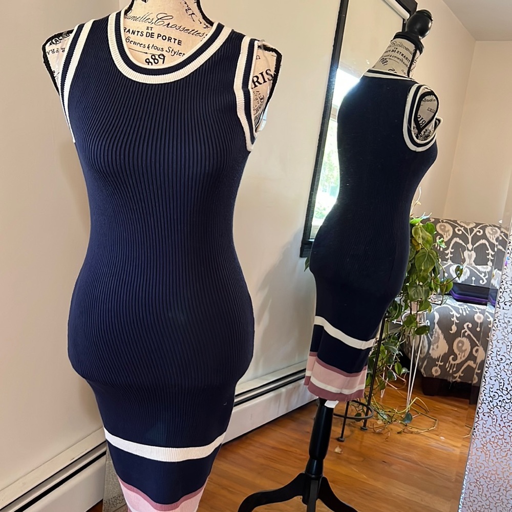 sweater dress, sleeveless